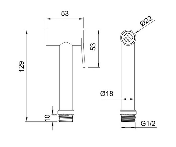 гигиеническая лейка ALLEN BRAU PRIORITY